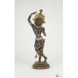 A Bronze Parcel-Gilt Nepalese Sculpture of Vajravarahi, c. 20th Century,