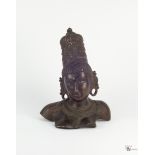 A Bronze Indian Bust of Parvati, 20th Century