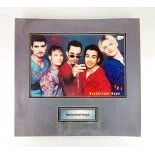 Backstreet Boys framed poster with all 5 signatures