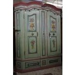 Wardrobe  with 2 doors. Dated 1816. 191 x 160 x 30cm