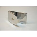 Bentley Silver Cigarette Case with Built in Lighter