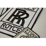 Rolls-Royce Black Logo Patch Set