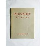 Rolls Royce Bulletin 