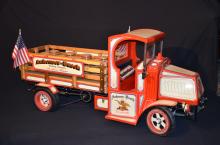  Decorative large scale model of a delivery truck of brewery Anheuser-Busch Co