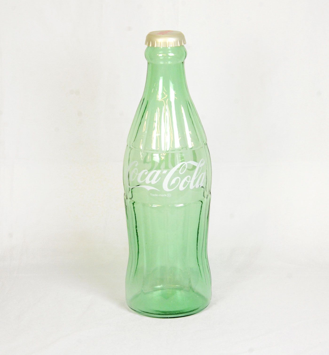 Huge glass Coca-Cola bottle