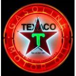 Texaco Gasoline Motor Oil Neon Sign XL