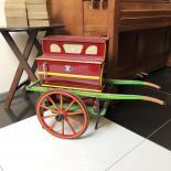 Faventia barrel piano with a cart