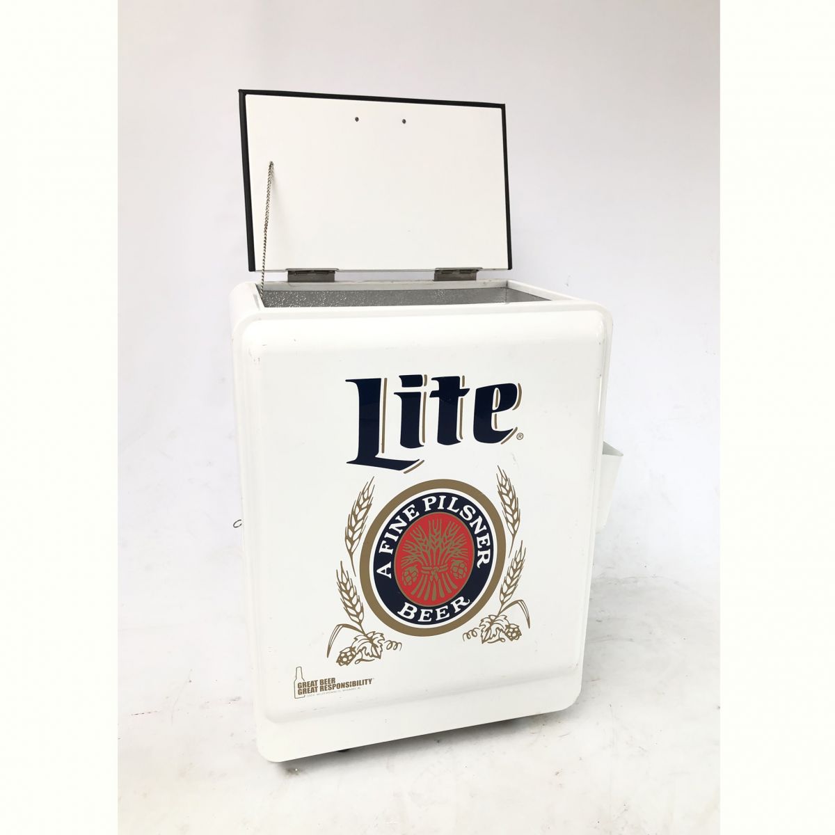 Miller Lite Rolling Cooler/Ice Box