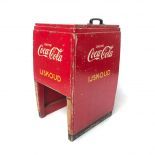 Original Vintage Dutch Wooden Coca-Cola Ice Box
