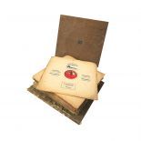 Lot of 40 78RPM records in wooden enclosure