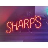 Original USA Sharps Neon Sign