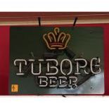 Original Older Tuborg Beer Neon Sign