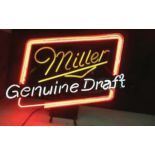 Original 50s Miller Genuine Draft Neon Sign