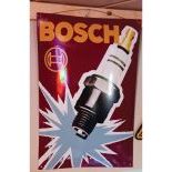 Bosch Sparkplug Enamel Sign