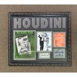 Houdini (1953 Film) Collage Signed and Framed