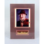 Framed, signed photo of Robert Englund (Freddy Krueger)