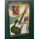 Framed, Signed Guitar by the Legendary Sting
