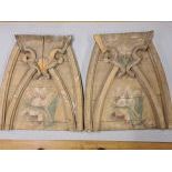 Original 100 Year Old Wooden Panels