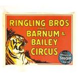 Ringling Bros and Barnum & Bailey Circus Poster ca. 1940-1950