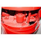 Restored Gilbert & Barker Gas Pump with Red Crown Motif