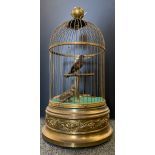 Bird Cage with 2 Singing Birds by Bontems ca. 1840