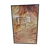 Sunset Boulevard (1993 Musical) Poster Signed and Framed