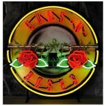 New Guns N Roses Neon Sign with Backplate