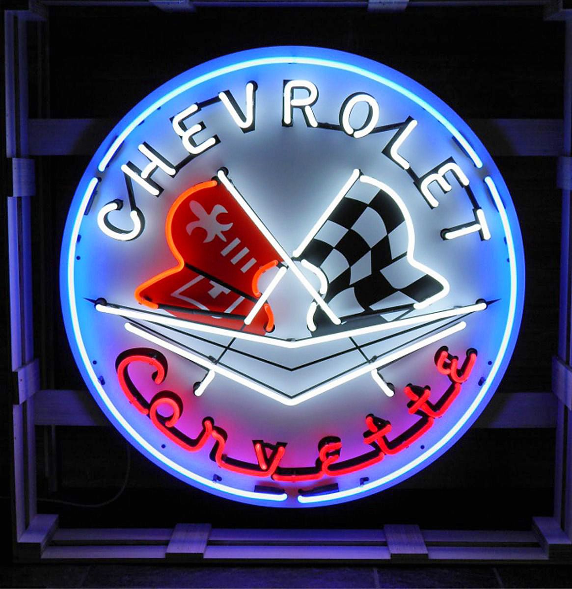 Chevrolet Corvette Neon Sign