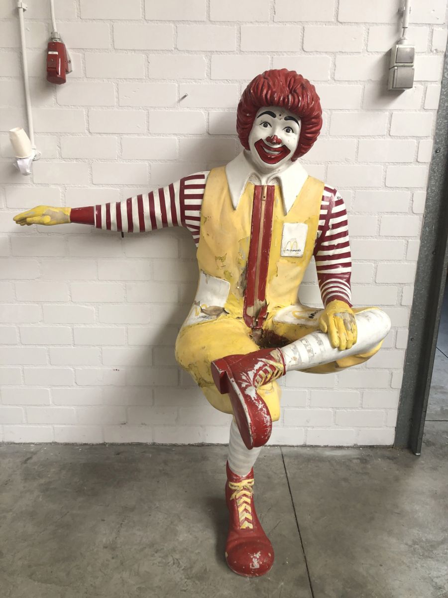 Original Lifesize Ronald McDonald Clown Character
