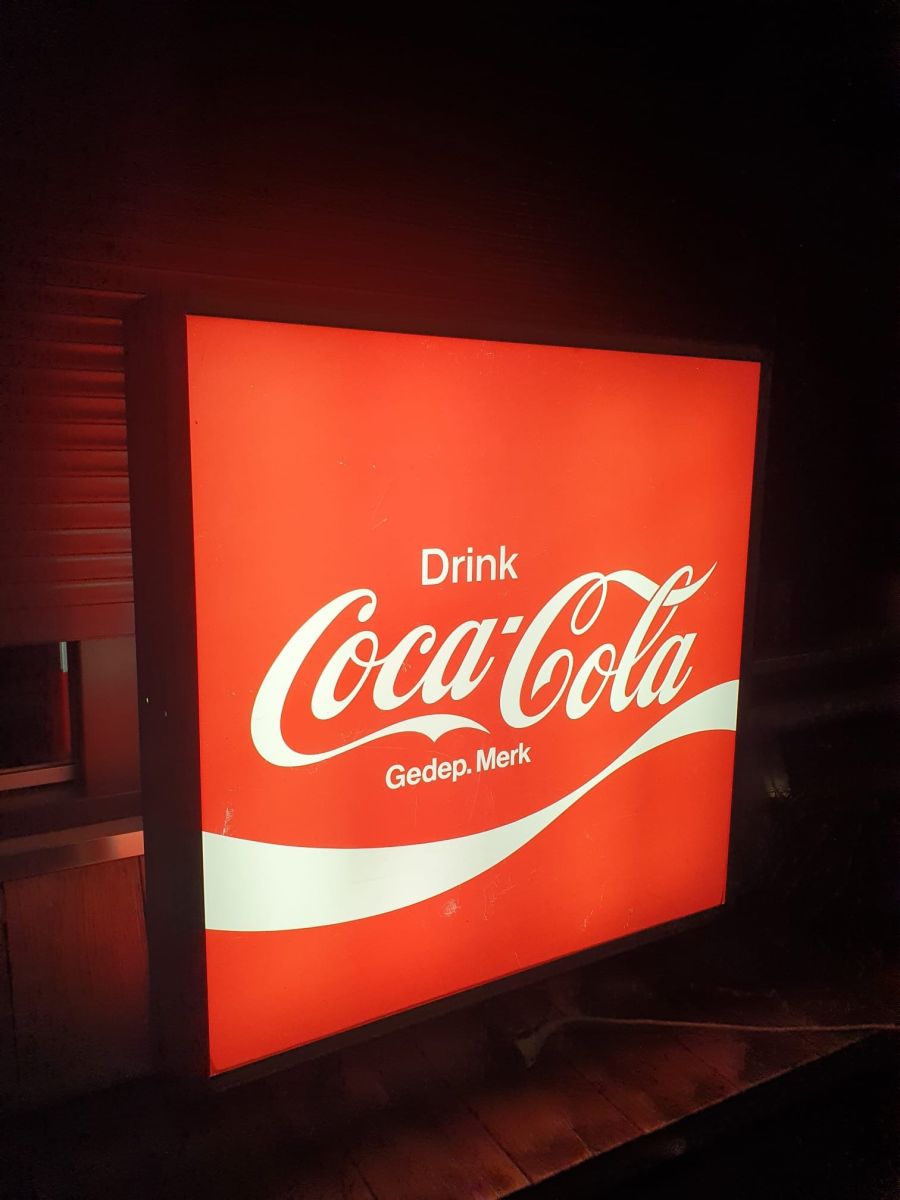 Coca-Cola Double-sided Light Up Sign