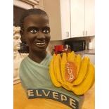 L.V.P./Elvepe Plaster Banana Advertising Statue