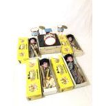 A Complete Set of 4 Pelham Beatles Marionettes and Drum Set