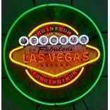Las Vegas Roulette Neon Lights