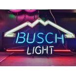 Original Vintage Busch Light Neon Sign