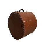 Vintage Leather Drum Case