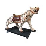 Wooden Carousel Tiger Figure