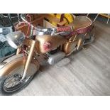 1950s Belgian Lenaerts Carousel Indian Motorbike