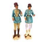 Set of 2 Limonaire Organ Statues ca. 1980s