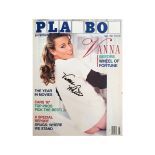 Playboy May 1987, with Vanna White signature
