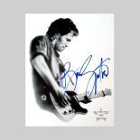 1993 Photo Print of Bruce Springsteen with an Original Signature
