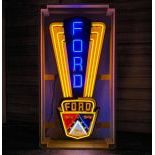 Large Ford Fifties Jubilee Neon Sign with Backplate