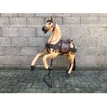 Contemporary Solid Wood Carousel Horse