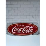 French Coca-Cola Enamel Sign