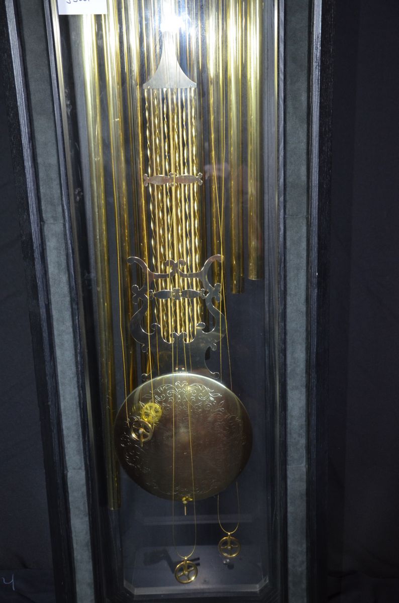 Impressing Clock with Bellsticks, Movement by Kieninger, Germany