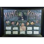 King Kong (2005). Collection of autographs of the actors of the remake of Hollywoods popular classic movie