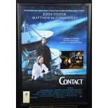 Contact 1997 with Jody Foster and Matthew McConaughey. Hollywood Memorabilia Collage