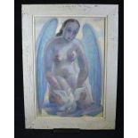 RÜEGG, Oscar (1896 - 1987), Angel of Peace, Oil on canvas