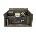 WW2 Military Field Telephone with a Morse Code Key, ca. 1940