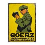 Vintage Goerz Photo-Apparate Enamel Sign