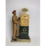Vintage Pepe Jeans Gas Station Attendant Advertising Statue